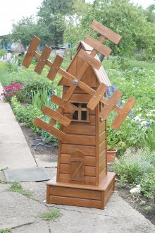 Διακοσμητικό μύλο ξύλου για την περιοχή