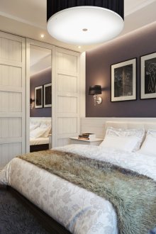 Μικρό ασπρόμαυρο υπνοδωμάτιο