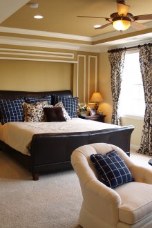 Υπνοδωμάτιο με ρετρό στυλ