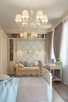 Έπιπλα εξοχικού στυλ στην κρεβατοκάμαρα