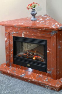 Ηλεκτρικό γωνιακό τζάκι