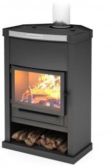 Γωνιακή εστία τζάκι