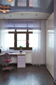 Δυόφυλλη μπλε και άσπρη οροφή στο φυτώριο