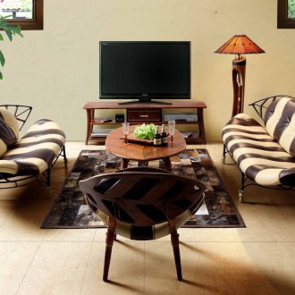 Έπιπλα από αφρικανική στυλ στο εσωτερικό