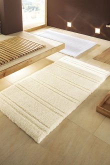 Λευκά χαλάκια μπάνιου