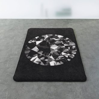 Κομψή μαύρη στρώση μπάνιου