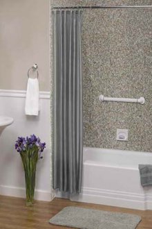 Γυαλιστερή πόρτα μπάνιου