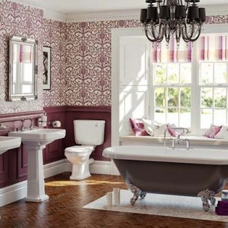 Διαγώνιο κεραμίδι στο μπάνιο