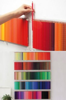 Τοίχος διακόσμηση με κραγιόνια