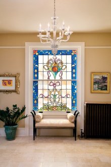 Διακοσμητικό τοίχο από βιτρό