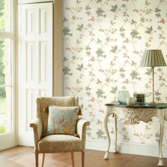 Floral ταπετσαρία βινυλίου provence με floral σχέδιο