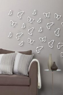 Φανταχτερά πεταλούδες στο εσωτερικό