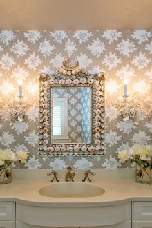 Ταπετσαρία για ένα κλασικό μπάνιο