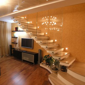 Γυάλινο κιγκλίδωμα για σκάλες