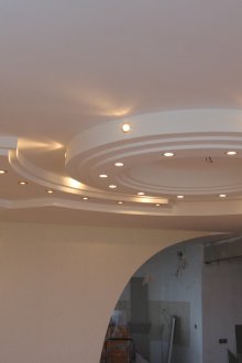 Γυψοσανίδα ψευδοροφή στην κουζίνα