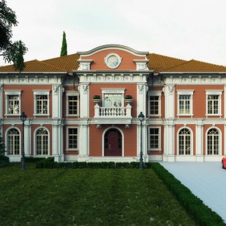 Πολυτελής διώροφη κατοικία σε κλασικό στιλ