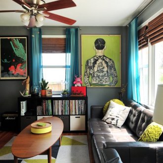 Γυψοσανίδα ψευδοροφή στο σαλόνι