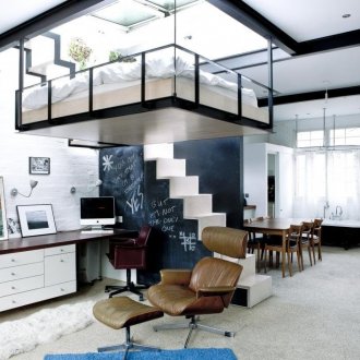 Κουνιστό κρεβάτι στο σαλόνι