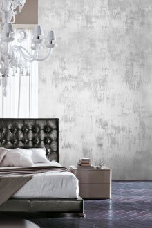 Ασημένιο στόκος στη διακόσμηση του υπνοδωματίου