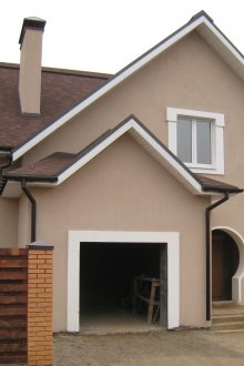 Καφέ στόκος στο εξωτερικό του σπιτιού