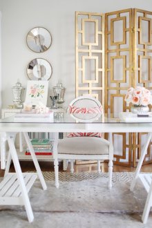 Διακοσμητική οθόνη στο γραφείο