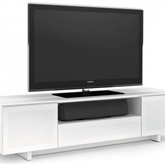 Μοντέρνο περίπτερο λευκής τηλεόρασης