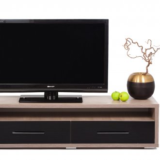 Καφέ-μαύρη βάση τηλεόρασης