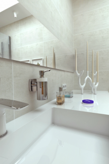 Μοντέρνο ευρύχωρο μπάνιο