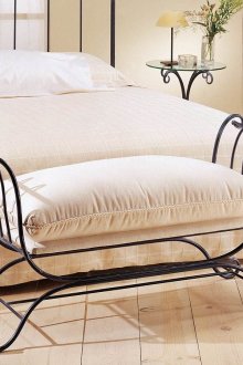 Πάγκος από κρεβάτι από σφυρήλατο σίδερο