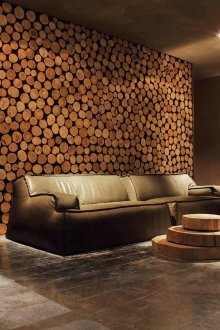 Ξύλο περικοπές στο εσωτερικό