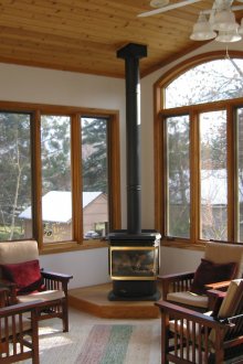 Bay παράθυρο στην κουζίνα