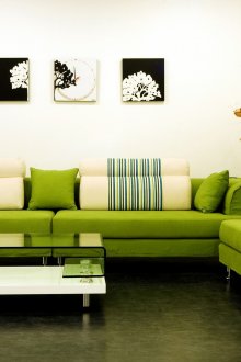 Πράσινος καναπές