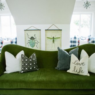 Πράσινος καναπές