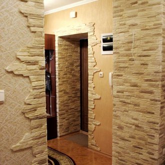 Stone ovalt bad