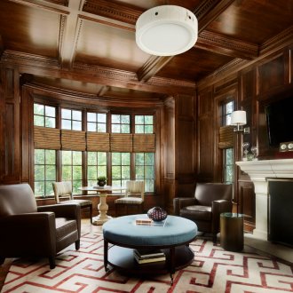 Coffered ceiling
