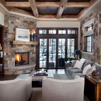 Coffered ceiling