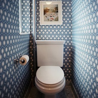 Μπλε οροφή τέντωμα