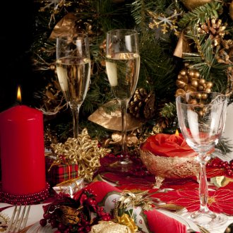 Διακόσμηση πίνακα του νέου έτους