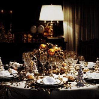 Διακόσμηση πίνακα του νέου έτους