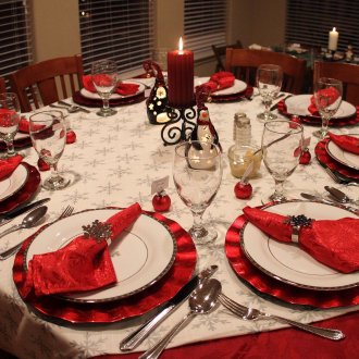 Διακόσμηση πίνακα του νέου έτους