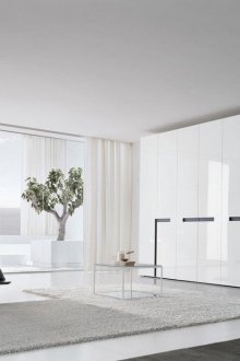 Oak laminate στο υπνοδωμάτιο