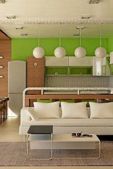 Cherry πόρτα στο σαλόνι