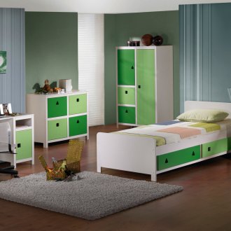 Δωμάτιο με πράσινα παιδιά