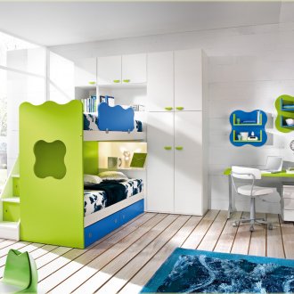 Δωμάτιο με πράσινα παιδιά