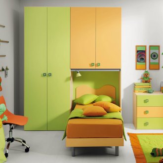 Δωμάτιο με πράσινα παιδιά