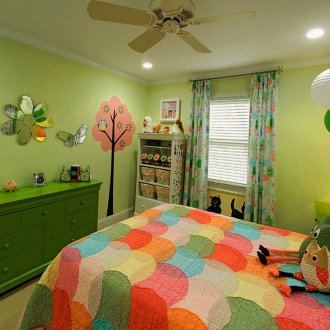 Κουρτίνες τύπου καφέ με κουκουβάγιες για παιδιά