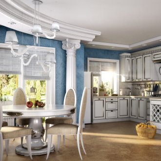 Έλασμα Marmorino σε ελληνικό στιλ