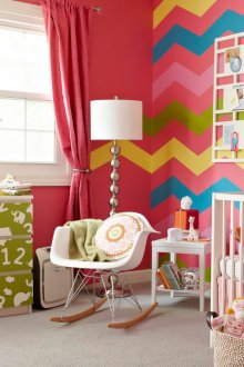 Ροζ παιδικό δωμάτιο