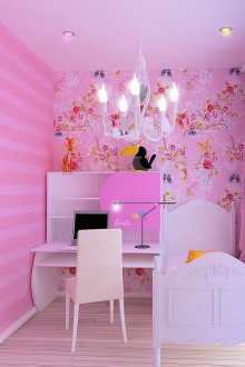 Ροζ παιδικό δωμάτιο