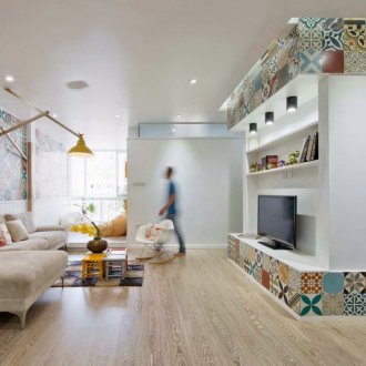 Γαλλική καναπέ με σχέδια